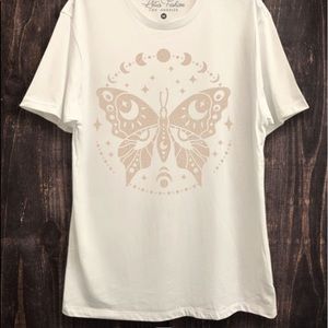 Eternal Butterfly Full Circle Lotus Tee